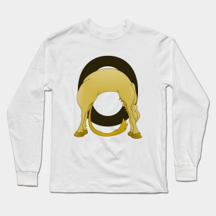 Pony Monogram Letter O Long Sleeve T-Shirt